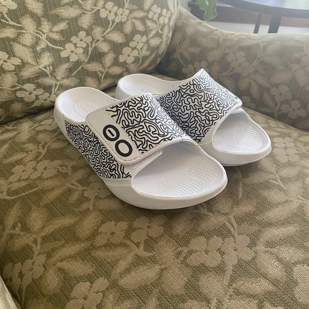 OOFOS Unisex Sport Flex‎ Limited Edition Slide Sandals Recovery Size Mens 9/W 11